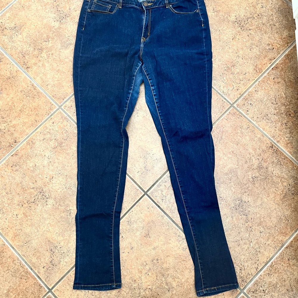 Lane Bryant Low Rise Skinny Blue Women's Jeans